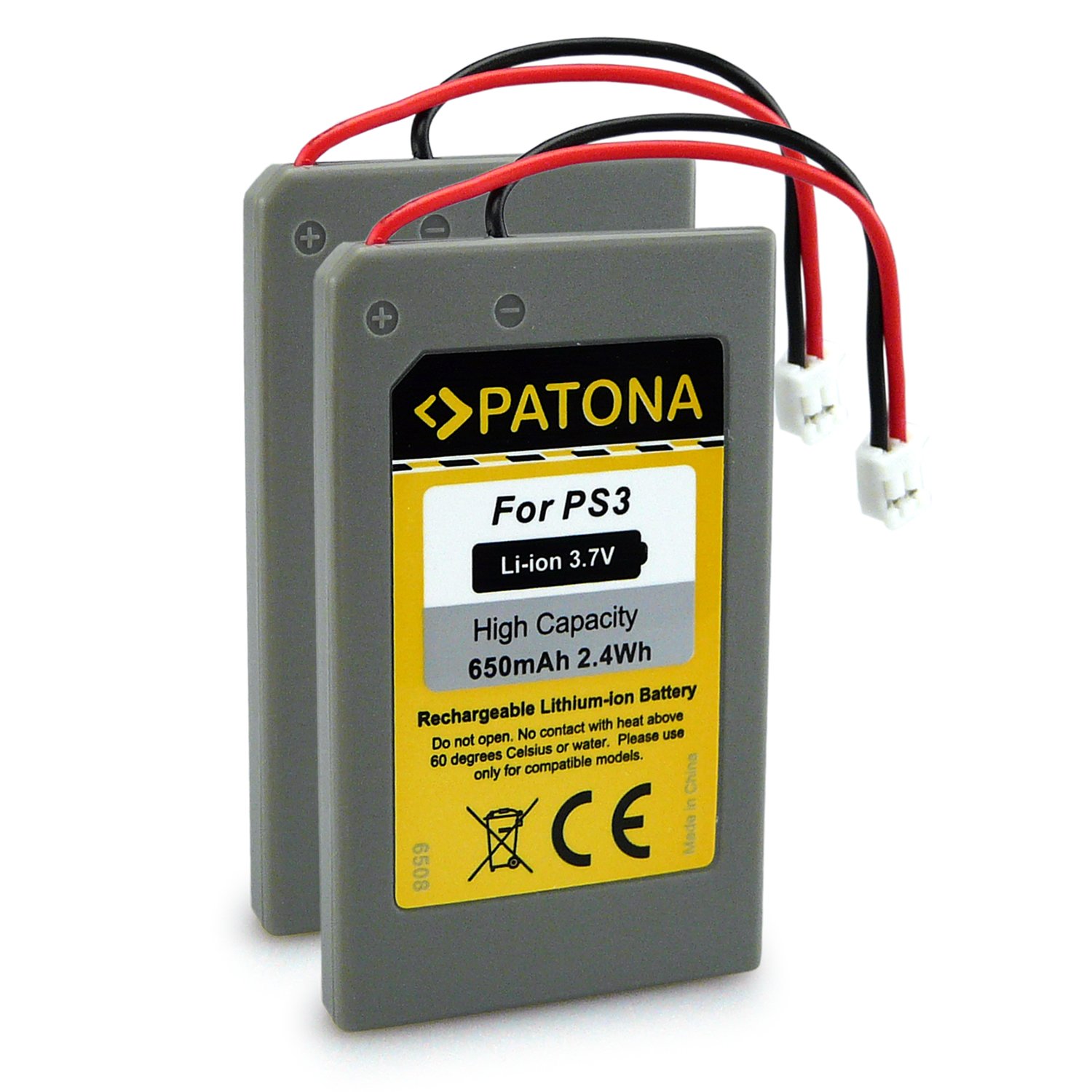 2x PATONA Playstation 3 PS3 Controller Battery LIP1359 Amazon.co.uk