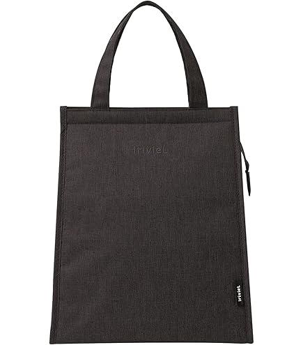 lunch box tote bag／black Insulated Lunch Bag for Women/Men Reusable Lunch Box Tote