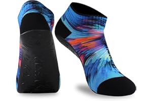RANDY SUN Barefoot Quick-Dry Sand Beach Socks, Breathable Seamless Yoga Sock With TPE Sole