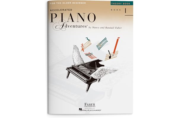 Accelerated Piano Adventures: Theory Book 1 | Beginner Piano Theory for Older Students | Educational Piano Sheet Music Songbo