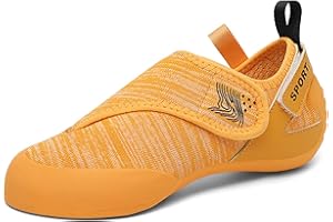 PENXZT Womens Rock Climbing Shoes Introductory Breathable Comfortable Bouldering Shoes Child Rock Training Shoes