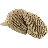 Armycrew Rasta RGY Dreadlock Reggae Cotton Oversize Long Beanie Visor Cap