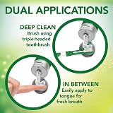 Vet's Best Dog Toothpaste Dental Gel Kit with Triple-Head Toothbrush view 4