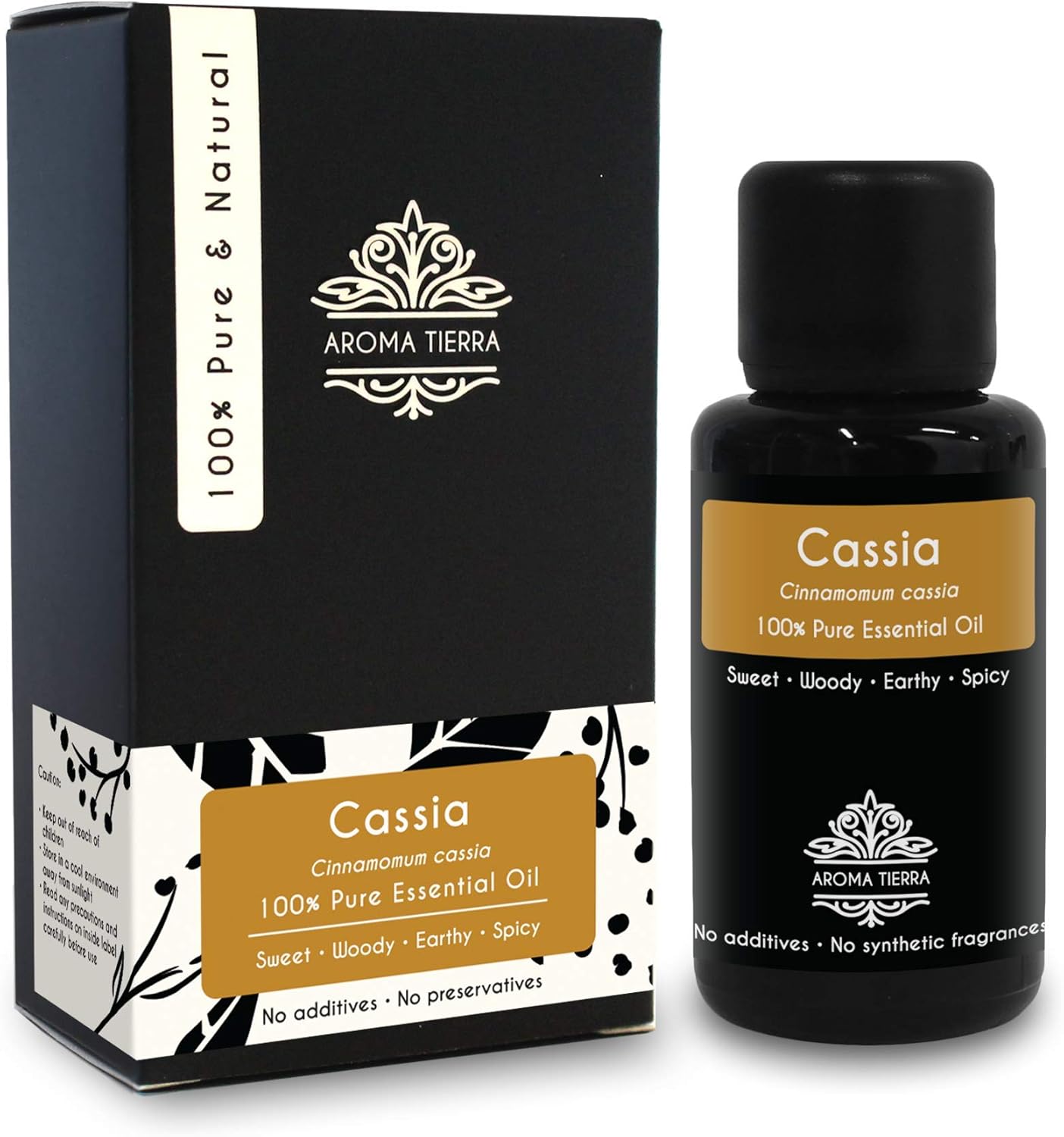 Cassia Essential Oil Aroma Tierra 100 Pure & Natural 30ml Buy