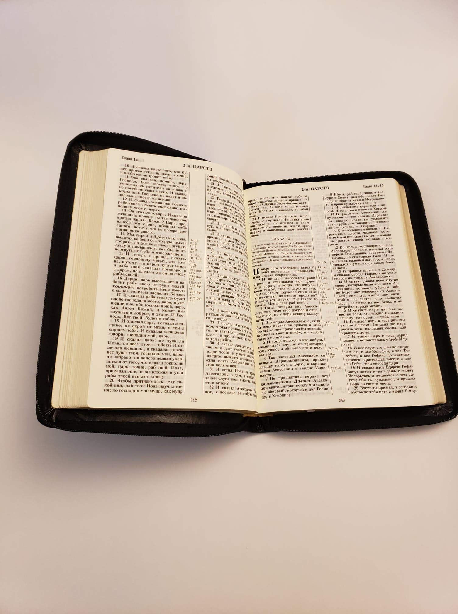 Russian Large Print Bible Genuine Leather Zipper Synodal Bible Society 9781566321884 Amazon Com Books