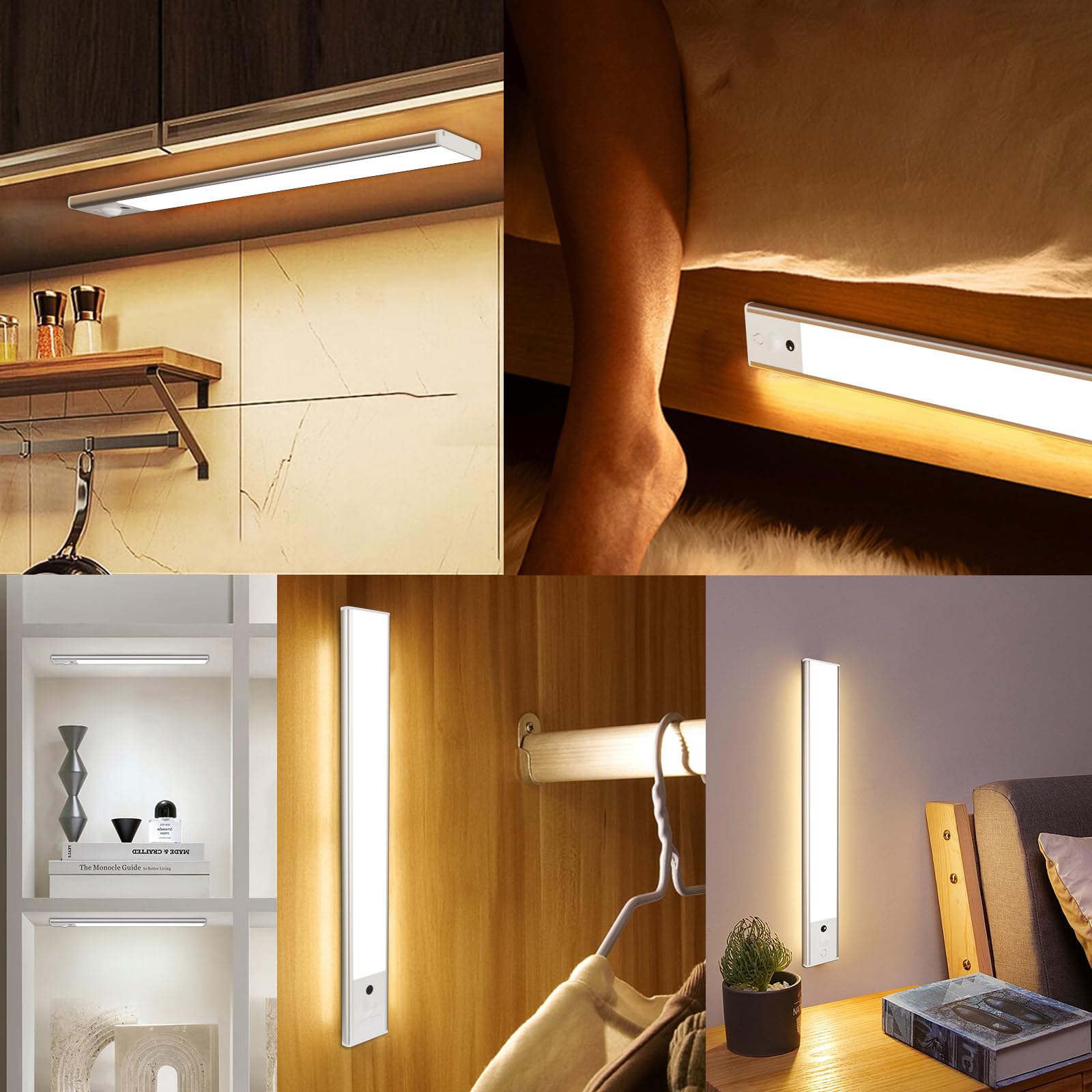 2023 Newest 2 Pack 30CM Under Cabinet Lights [with