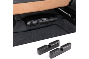 CHEYA 2pcs ABS Car Under Seat Air Outlet Vent Protect Cover Trim Accessories for BMW X5 G05 X6 G06 X7 G07 2019 2020 2021