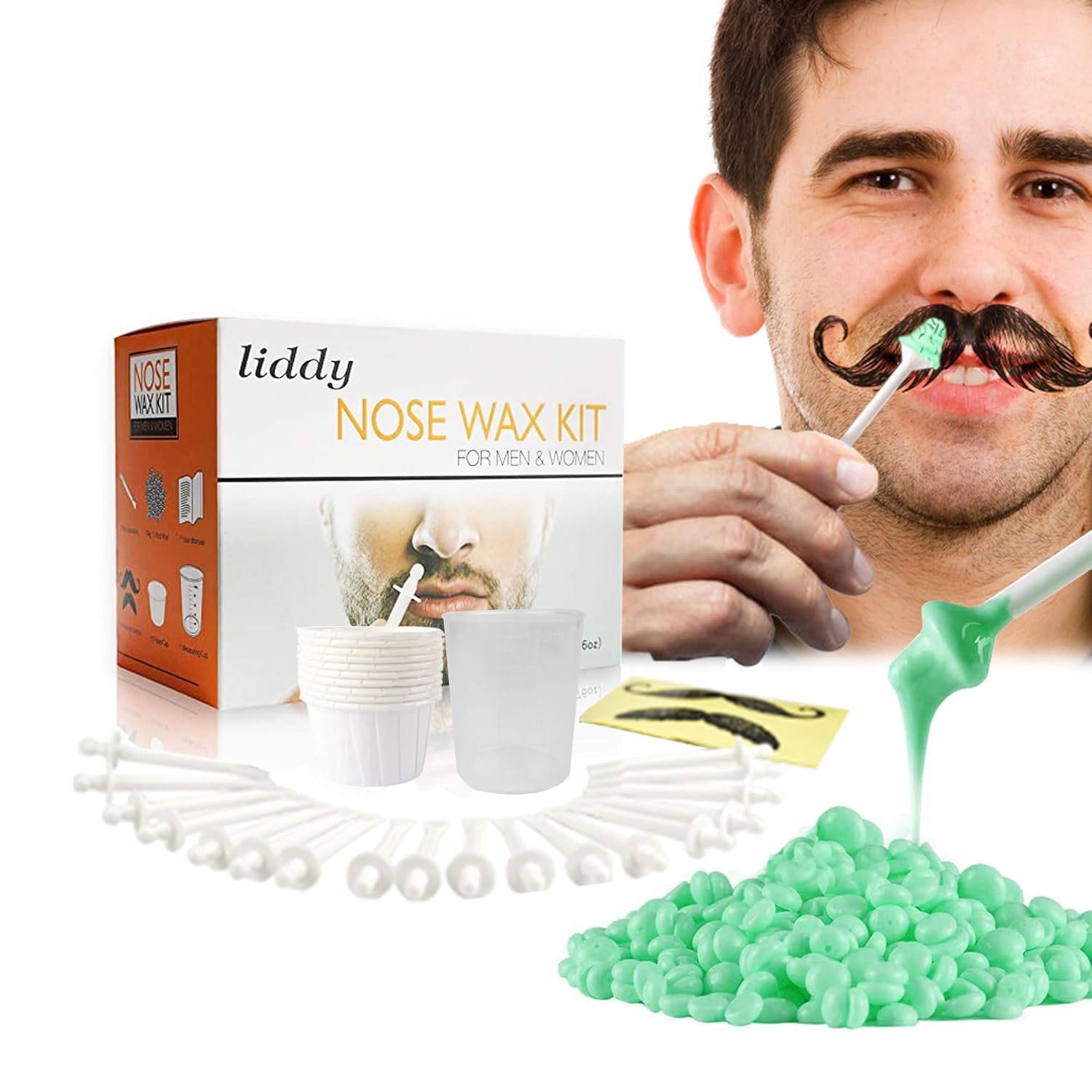 nose hair removal wax kit