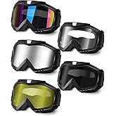 OXG Motorcycle Goggles - ATV & Dirt Bike Goggles with UV400 Dustproof Lens for Adults & Youth