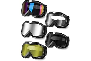 OXG Motorcycle Goggles - ATV & Dirt Bike Goggles with UV400 Dustproof Lens for Adults & Youth