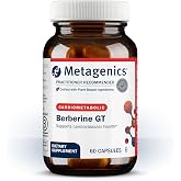 Metagenics Berberine GT, 500 mg Berberine HCl, 60 Count | 500 mg Berberine HCl, Supports Heart Health and Carbohydrate Metabolism, Non-GMO, Gluten-Free Capsules