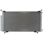 TRQ A/C Air Conditioning Condenser and Receiver Drier Assembly | For 02-06 Honda CR-V Japan Built Only 03-11 Element