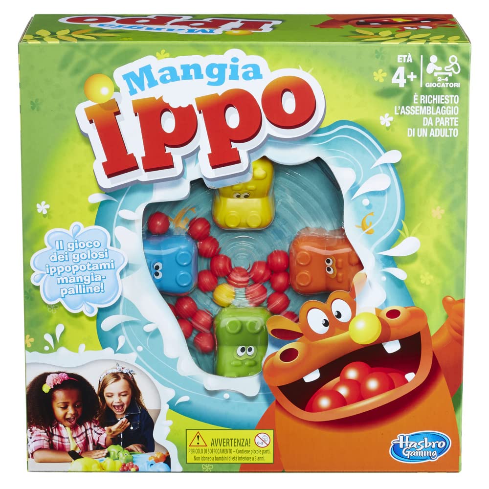 Hasbro Gaming Mangia Ippo Box Game, Multicolour