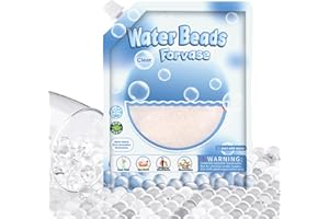 MadeTop 120,000 Clear Water Gel Beads,Transparent Water Beads for Vase Filler，Wedding Centerpiece,Floating Candles,Home Decorations,Vase Filler,Christmas Decoration,Planting