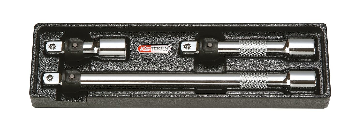 KS Tools 919.0123 75-250mm Chrome+ Lok Extension Set (3 Pieces)