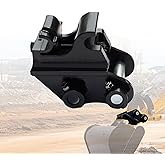 DANWIWEE Mini Excavator Quick Coupler Attachments with 25mm Pins for Up to 3 Tons Tracked Excavator, Quick Connect & Attach f