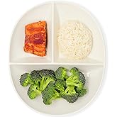 Uba Portion Control Plate (PORCELAIN) for Adults for Healthy Diet