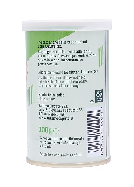 ANTIMO CAPUTO LIEVITO ACTIVE DRY YEAST 3.5 OUNCE CAN – MADE IN ITALY – PERFECT WITH 00 FLOUR