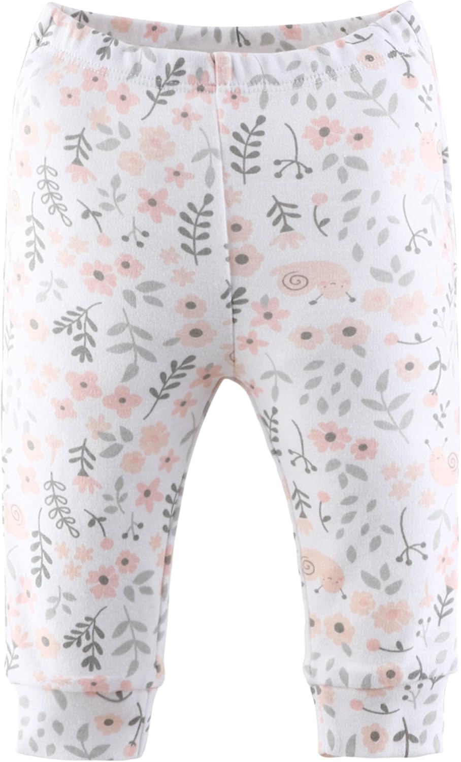 The Peanutshell Baby Girl Pants Set | 5 Pack in Newborn to 24 Month Sizes | Floral, Pink, White, Stars: Clothing