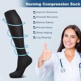 DRESHOW Compression Socks for Men Women Multicolor Athletic Running Flight view 6