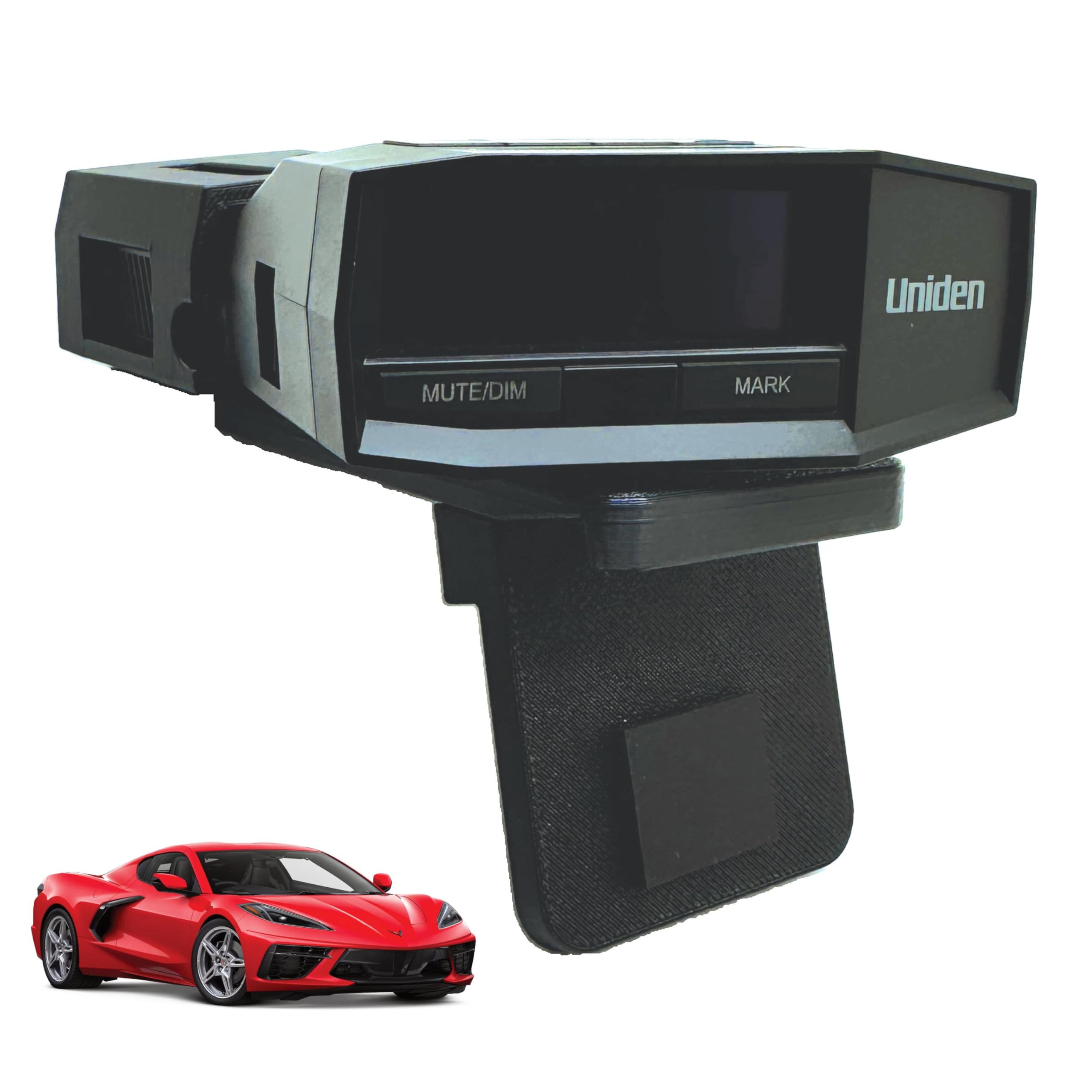Photo 1 of Bartallama3D Radar Holder for Uniden R8 Compatible with C8 Corvette - Black