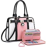 Handbags Sets For Women Shoulder Bags Top Handle Work Satchel Tote Purses Set With Matching Wallet 2pcs