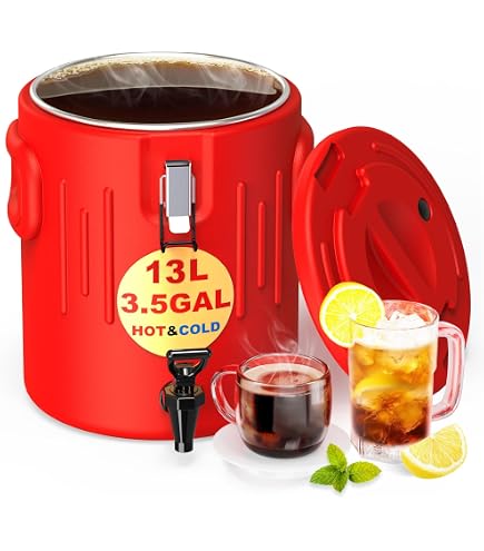 Amazon.com: Insulated Beverage Dispenser 2 Gallon- Ice and Hot