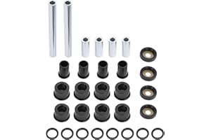TEBEDI Front Upper&Lower A Arm Bushing Kit Compatible with Honda Foreman 500 TRX500FE FM TM 2005-2017/ Rincon 680 TRX680FA 2015-2023 Suspension Control Arm Kit Both Sides