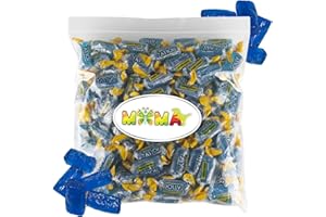 Bulk Blue Raspberry Hard Candy – 1.5lbs – Repackaged by Mima Mima – Made from Jolly Rancher Candy - Gluten Free Hard Treats Individually Wrapped Bag