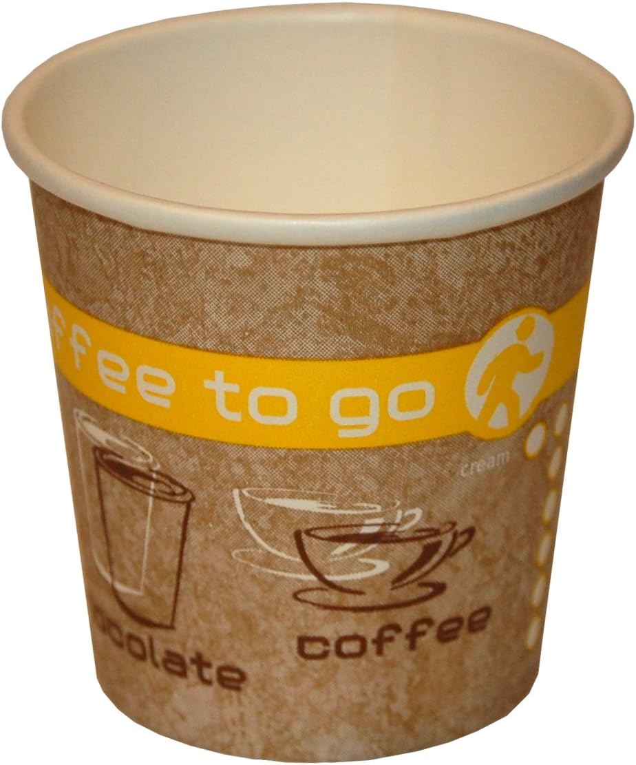Coffee To Go Espresso Cup, Paper Cups, 100ml, Pack of 50