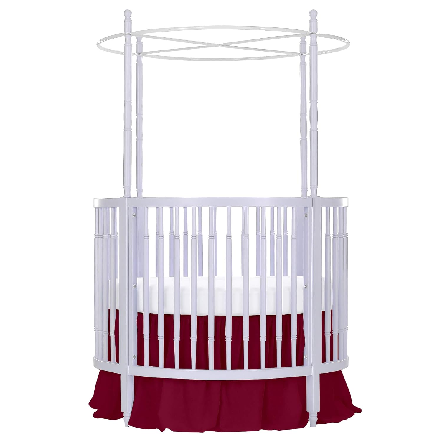 round crib bedding boy