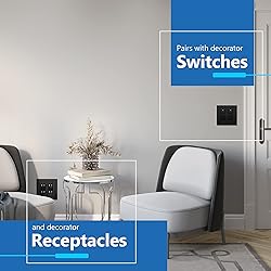 LIDER Brushed Finish Double Decorator Switch
