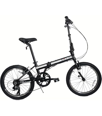 Amazon.com : ZiZZO Via 20” Folding Bike-Lightweight Aluminum Frame