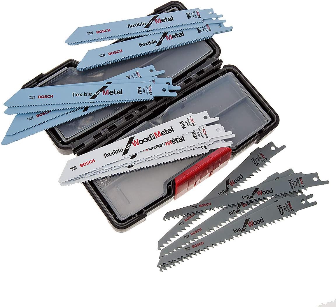 Bosch Professional 20-Piece Recip Saw Blades Tough Box for Wood and Metal Set (for Wood and Metal Accessories for Recip Saws) - Image 5