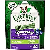 GREENIES ScaryBerry Natural Dental Dog Treats, 6oz Packs