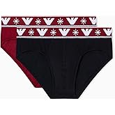 Emporio Armani mens Holiday Jacquard 2 Pack Brief