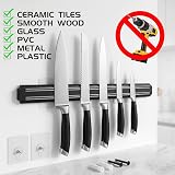 Tysonir Magnetic Knife Holder 15 Inch Wall Strip No Drill Eco-Friendly Plastic view 3
