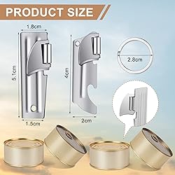 Military Can Openers with Key Ring, 2 Styles