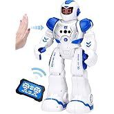 KingsDragon Robots Toy for Kids, RC Robot Gesture Sensing Smart Toy | Interactive Walking Singing Dancing Programmable Robot Birthday Presents for Boys Girls Age 6 7 8 9 10 11 12 Years Old,Blue