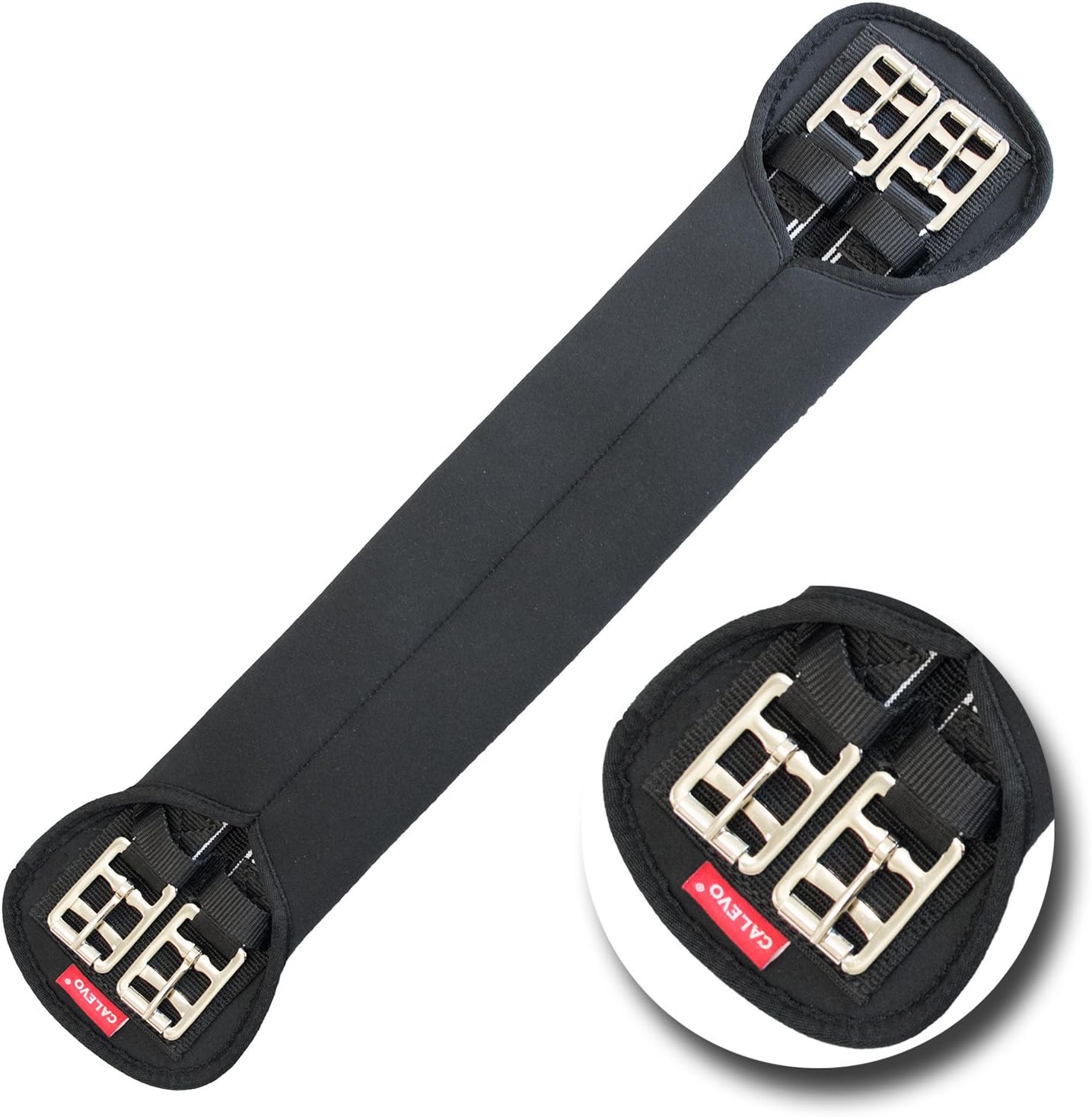 CALEVO - neoprene dressage girth with elastic