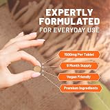 PH PROWISE Ashwagandha 1500mg 180 Vegan Tablets 6 Months UK Made view 7