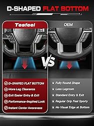 TESFEEL Carbon Fiber Steering Wheel for F-150