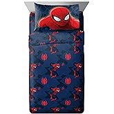 MARVEL Spiderman 'Saving The Day' Microfiber 4 Piece Full Sheet Set