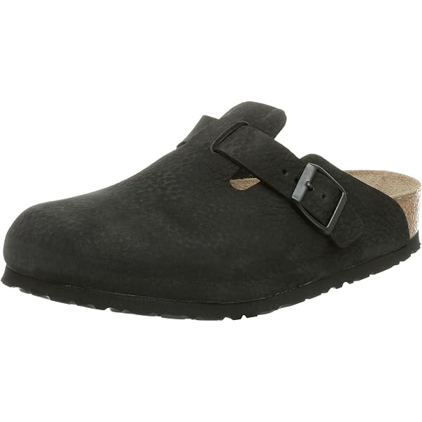 Amazon.com | Birkenstock Unisex London Black 8-8.5 Narrow | Slides