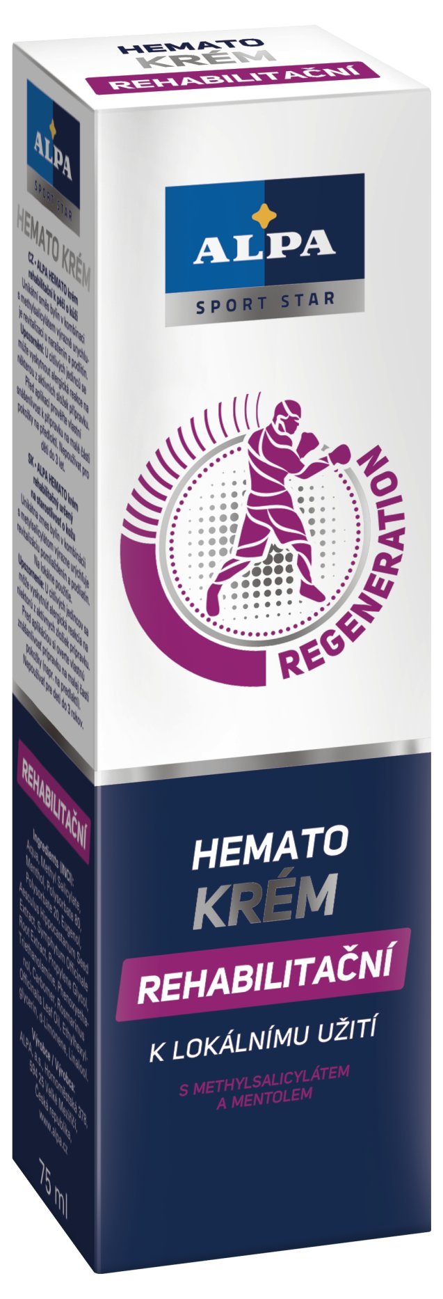 Alpa Hemato Cream for Skin Care for Rehabilitation 75 ml