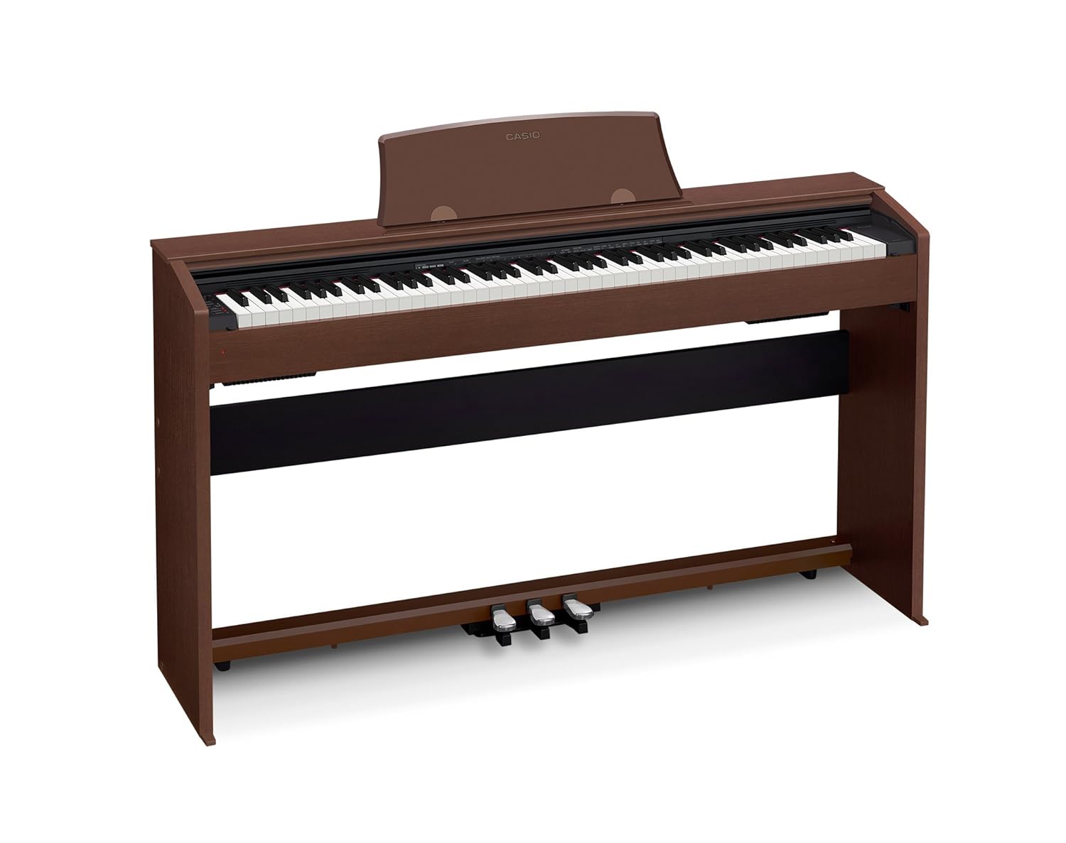 Amazon.com: Casio Privia PX-770 Digital Piano - Brown Bundle with Furniture  Bench, Instructional Book, Austin Bazaar Instructional DVD, and Polishing  Cloth: ...
