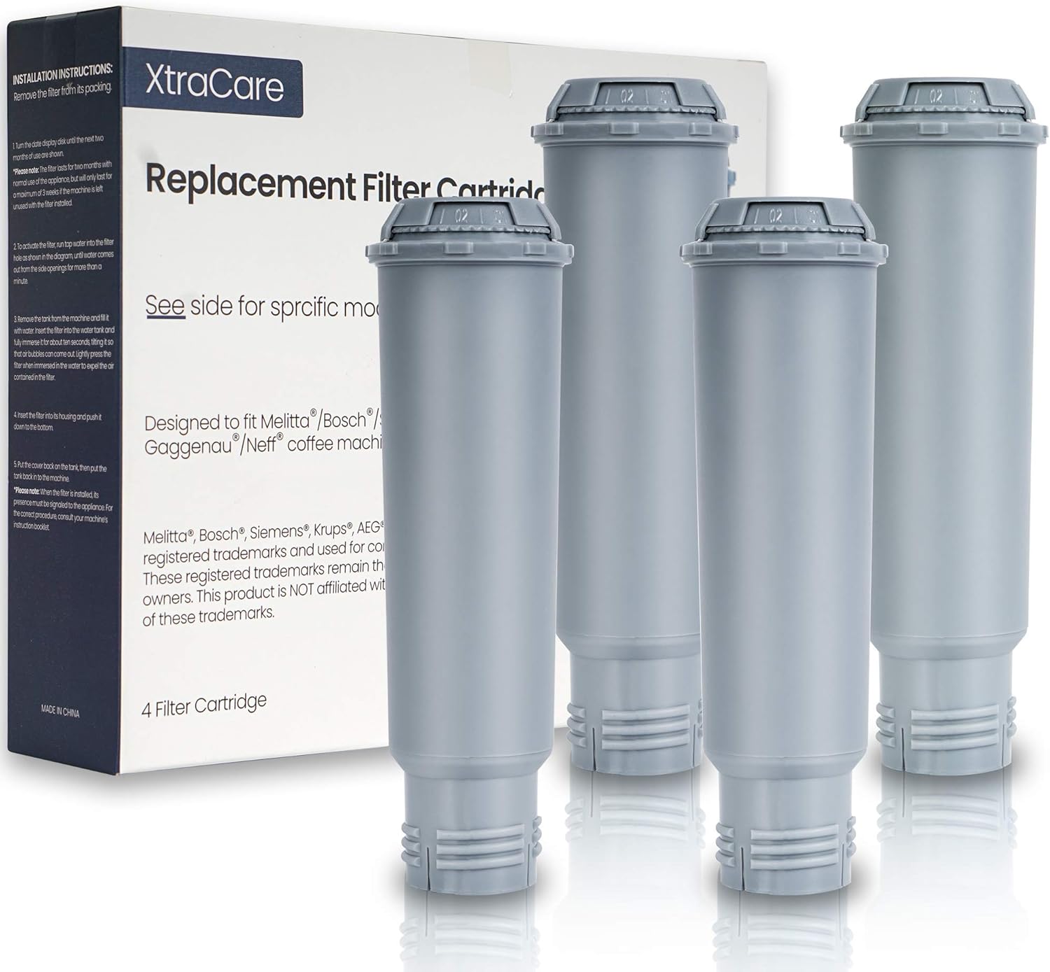 Amazon.de XtraCare Wasserfilter für Melitta Kaffeevollautomaten