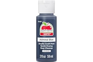 Apple Barrel Acrylic Paint in Assorted Colors (2 oz), 21484, Admiral Blue
