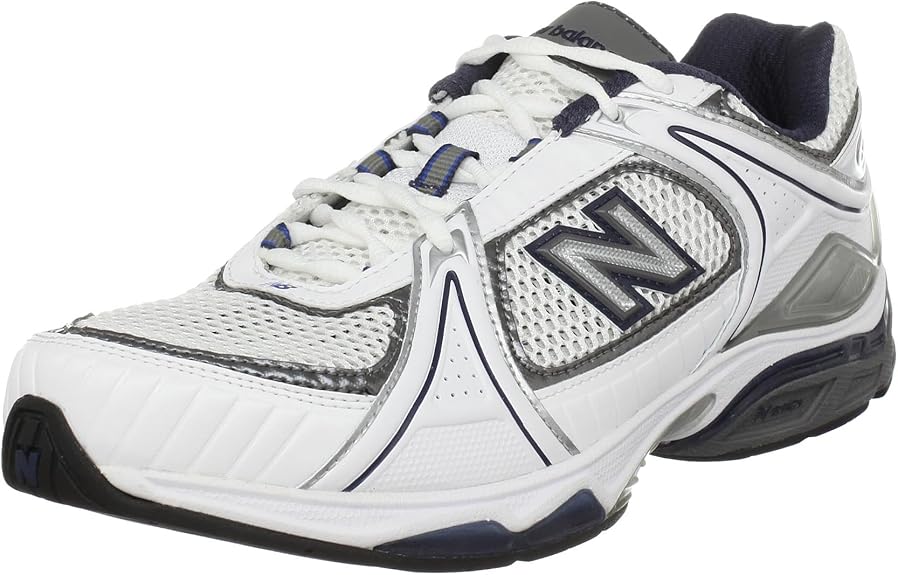 New Balance Men's MX1011WN Trainer, White/navy, 6.5 UK Amazon.co.uk