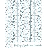 Knitting Graph Paper Notebook: Knitter's Paper 4:5 Ratio | Bows